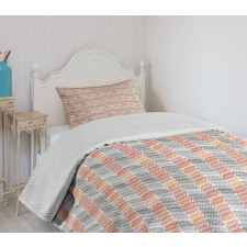 Abstract Nature Elements Bedspread Set