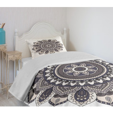 Oriental Mandala Yoga Motif Bedspread Set