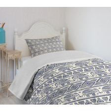 Ethnic Style Composition Bedspread Set