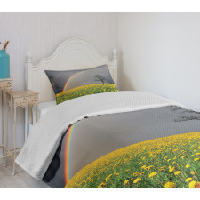 Dandelion Field and Tree Bedspread Set