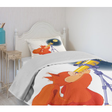 Animal with a Telescope Bedspread Set