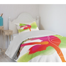 Colorful Sporty Theme Bedspread Set