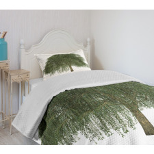 Joyous Botanical Leaves Bedspread Set