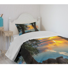 Sunrise over the Lake Bedspread Set