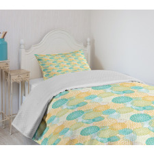 Silhouette Petals Nature Bedspread Set