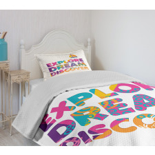 Boat Motif Tropical Summer Bedspread Set