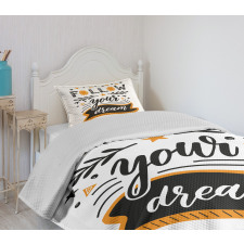 Popular Slogan Ornate Nature Bedspread Set