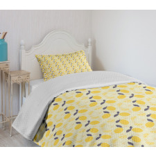 Lemons and Blossoms Bedspread Set