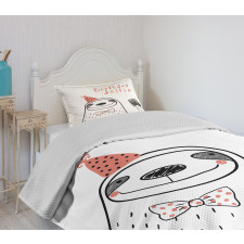 Self Portrait Smile Bedspread Set