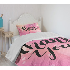 Bubbly Blur Dreamy Hearts Bedspread Set