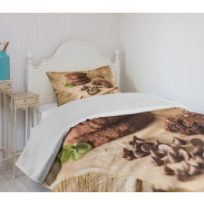 Chocolate on a Wrapping Yum Bedspread Set