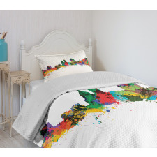 Strokes of a Paintbrush Bedspread Set