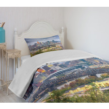 Wide Aspect of Bridge Bedspread Set