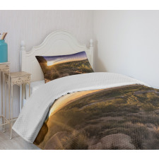 Scenic Sunrise Sandstones Bedspread Set