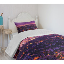 Night Panorama of Phoenix Bedspread Set