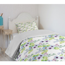 Bloom Botanical Romantic Bedspread Set