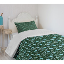 Northern Marine Creatures Bedspread Set