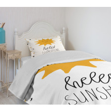 Nursery Typography Bedspread Set