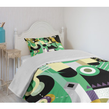 2 Men and a Sad Woman Bedspread Set