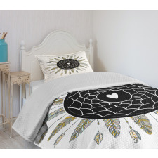 Dream Catcher with a Heart Bedspread Set