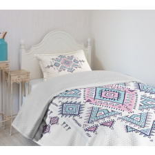 Geometric Tattoo Art Bedspread Set