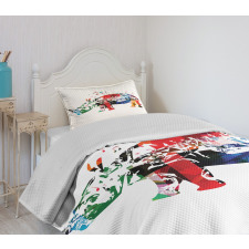 Musical Notes Animal Bedspread Set