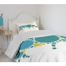 Abstract Fauna Design Bedspread Set