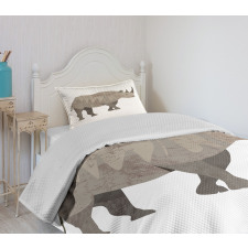 Herbivore Animal Monochrome Bedspread Set