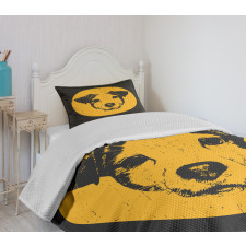 Portrait Pet Sketch Bedspread Set