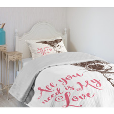 All You Need is Love Bedspread Set