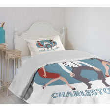 Vintage Dancing People Bedspread Set