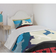 Mount Matterhorn Peak Bedspread Set