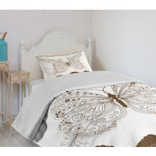 Abstract Retro Spring Bedspread Set