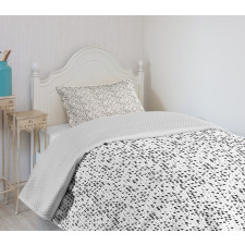 Triangular and Dotted Bedspread Set