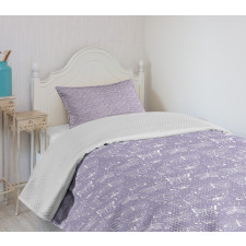 Springtime Thrill Pastel Bedspread Set