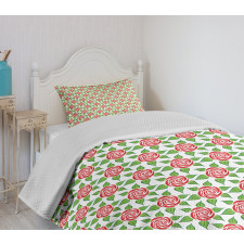 Circular Floral Simplicity Bedspread Set