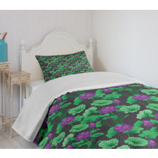 East Floral Elements Bedspread Set