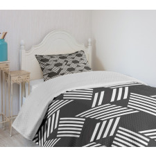 Geometric Irregular Bedspread Set