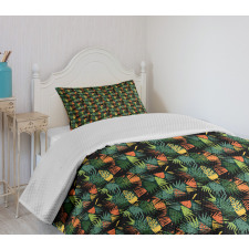 Tropical Hawaiian Jungle Bedspread Set