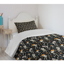 Halloween Party Bedspread Set