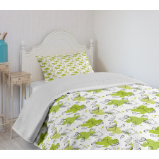 Lemon Slices Salt Shaker Bedspread Set