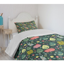 Bunny Fox Squirrel Bedspread Set