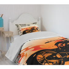 Freedom Theme Sign Bedspread Set