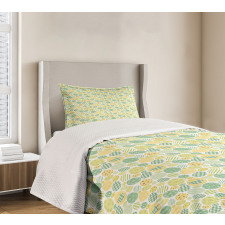 Dyed Eggs Pastel Tones Bedspread Set