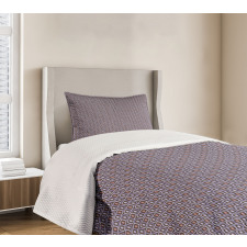 Retro Geometrical Motif Bedspread Set