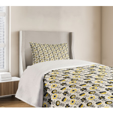 Surreal Design Flowers Bedspread Set