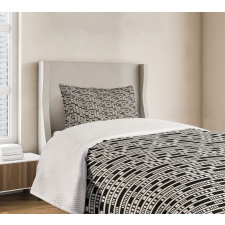 Modern Rectangle and Lines Bedspread Set