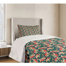 Cartoon Surreal Shapes Bedspread Set