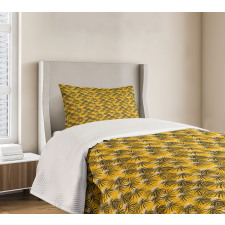 Dandelion and Palm Leaves Bedspread Set