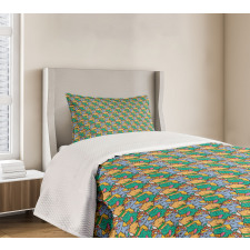 Funny Striped Tails Bedspread Set